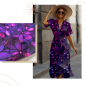 Preview: Bio Viskosejersey mit Überbreite: Eigenproduktion Velvet Blossom  (Bordüre) von Graustufen-Stoffe